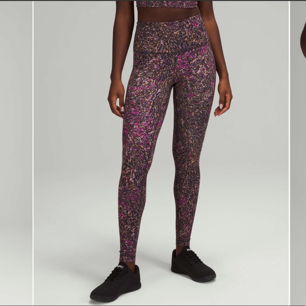 Lululemon Wunder Train High-Rise Tight 28" Topography Multi